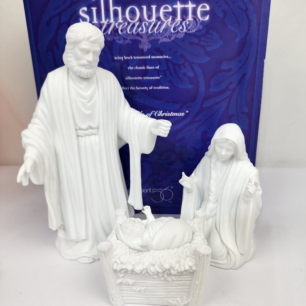 Department 56 Silhouette Treasures "The Miracle of Christmas" 78612 EUC in Box